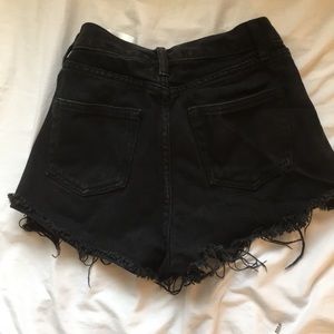 BLACK BRANDY MELVILLE SHORTS HIGH WAISTED